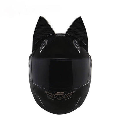 Full Helmet Locomotive Headless Rider Personality Cat Ears Full Cover