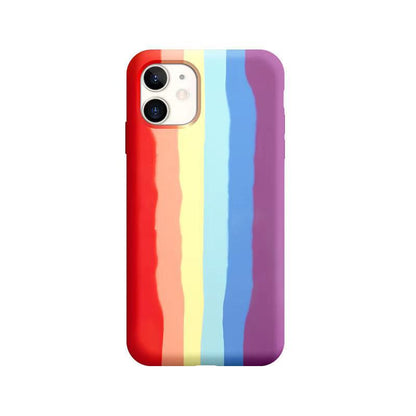 Compatible with Apple , Phone Case 11 Rainbow Liquid Shell Apple