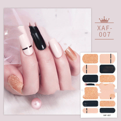 Nail Art Diamond Nail Polish Film Nail Sticker Nail Polish Glue