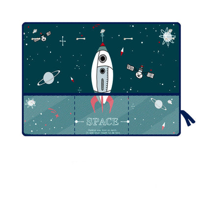 New Car Sunshade With Net Bag Multifunctional Storage Sunscreen Storage Bag Cartoon Car Sucker Curtain