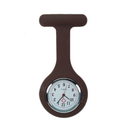 Silicone Nurse Watch Pin Pocket Watch Student Pocket Watch
