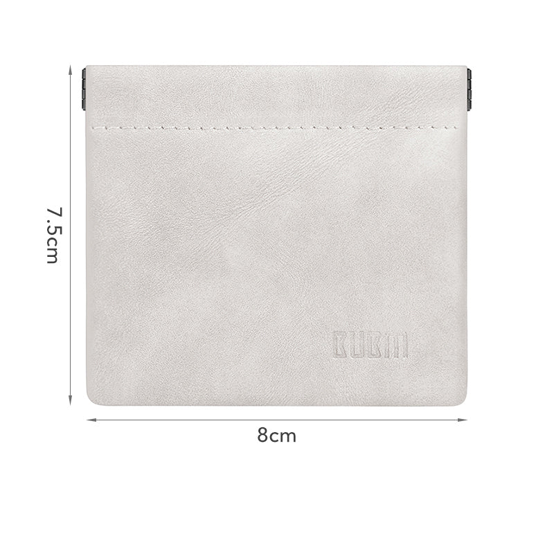 BUBM Portable Stainless Steel Shrapnel Earphone Storage Bag Headphone Accessories memory Card USB Organizer Cable Storage Bag