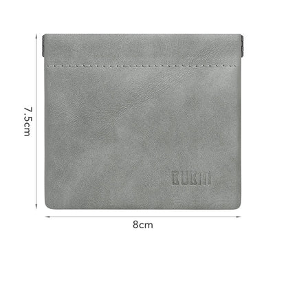 BUBM Portable Stainless Steel Shrapnel Earphone Storage Bag Headphone Accessories memory Card USB Organizer Cable Storage Bag
