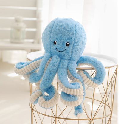 Lovely Simulation Octopus Pendant Plush Stuffed Toy Soft Animal Home Accessories Cute Doll Children Gifts