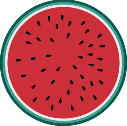 Fruit round beach mat