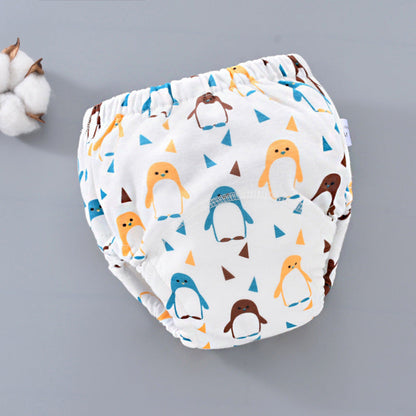 Baby washable 6-layer gauze training pants