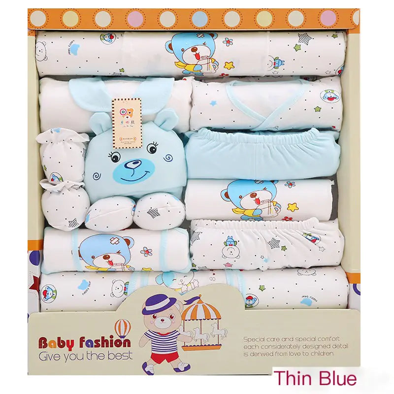 17-Piece Newborn Clothing Set with Gift Box - # BANB11110006