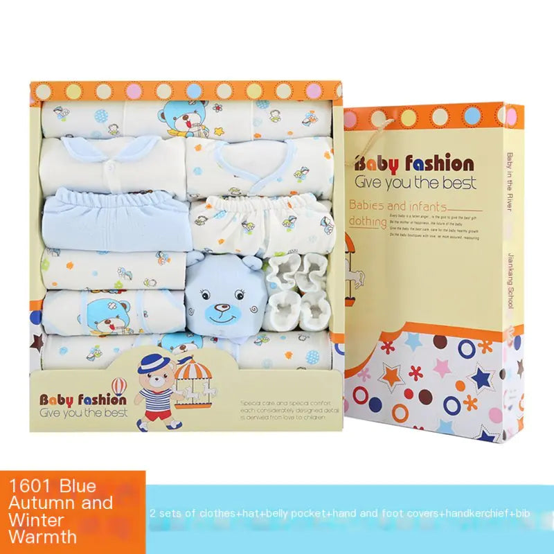 17-Piece Newborn Clothing Set with Gift Box - # BANB11110006