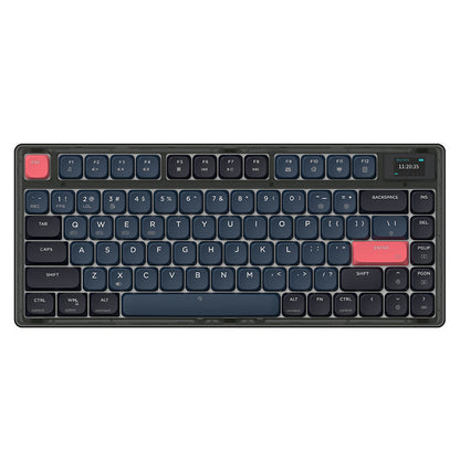 Ajazz AK832PRO Color Screen Wired Bluetooth 24 Three-mode Mechanical Keyboard Gasket Structure Short Axis PBT Key Cap