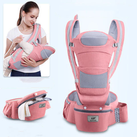 Ergonomic 3-in-1 Baby Carrier with Hip Seat