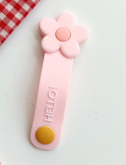Creative thread organizer-pink flower-1 piece