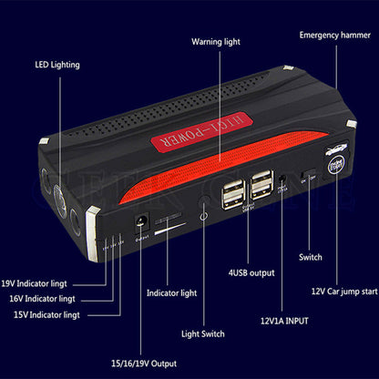 Car Starter Multifunction Emergency Car Tool