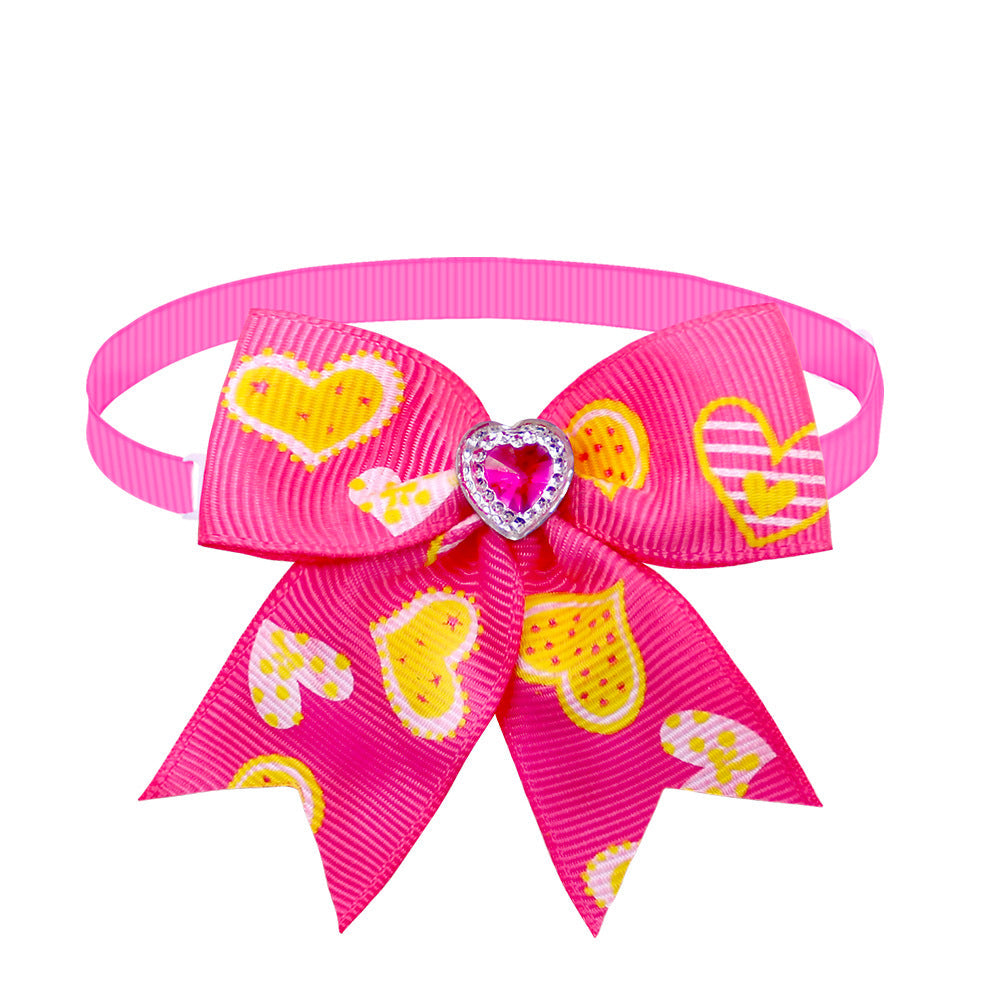 Pet Love Diamond Bow Tie Bow Tie Accessories