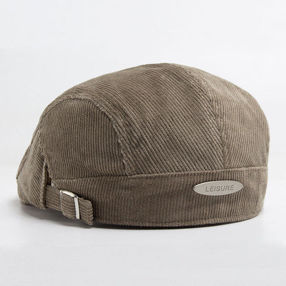 Autumn And Winter Corduroy With Two Hats