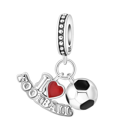 DIY Pendant Bracelet Accessories In A Volleyball And Soccer Sporty Style