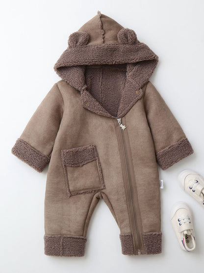 Winter Infant Fleece-lined Jumpsuit Baby