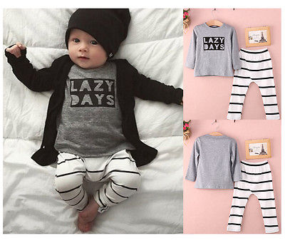 Hot Casual Newborn Baby Boys Kids Clothes