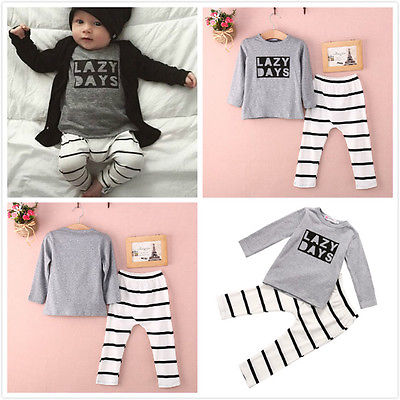Hot Casual Newborn Baby Boys Kids Clothes