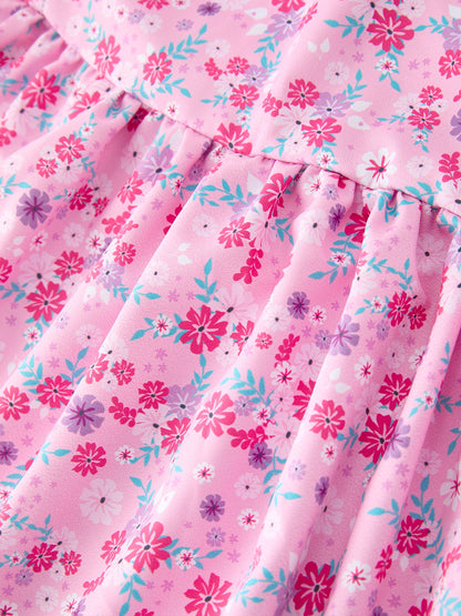 Mommy & Me Adult Dress – Spring Floral Print