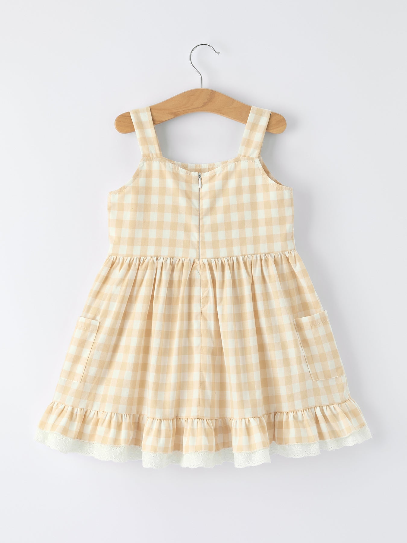Mommy & Me Plaid Girl  Dress With Pocket