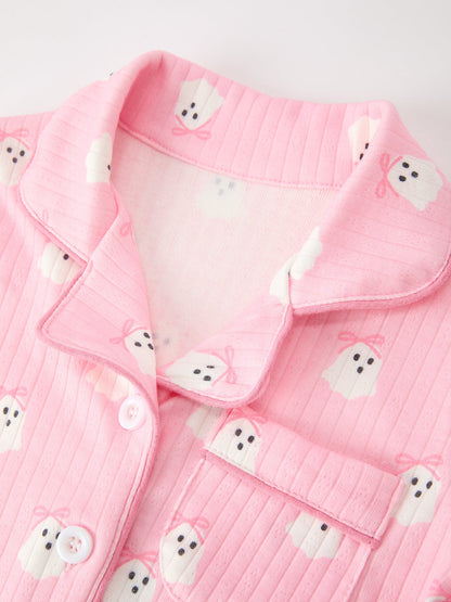 Halloween Ghost Mommy and Me Pajama Set Lounge Set
