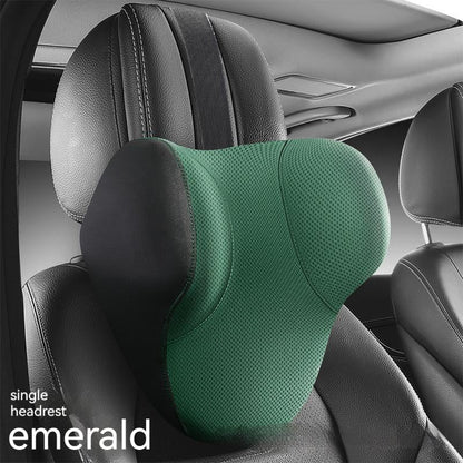 Memory Foam Three-dimensional Hydrophobic Lumbar Support Pillow Oil-proof Light Luxury Comfortable Breathable Car Automotive Headrest