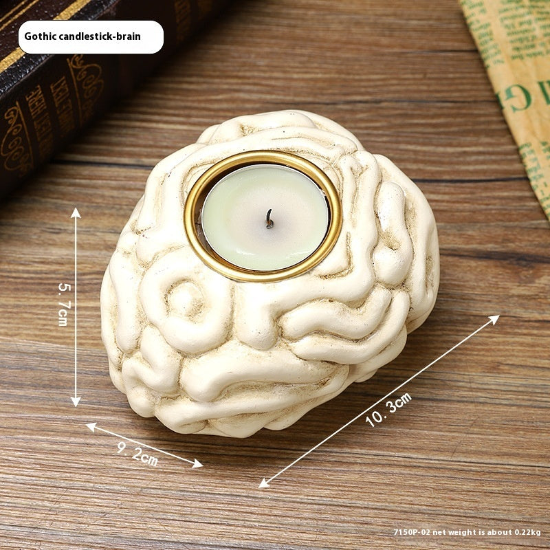 Halloween Heart Candlestick Decoration Horror Decoration Props