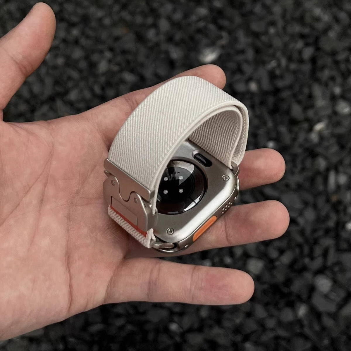 Parachute-buckle Elastic Nylon Watch Strap