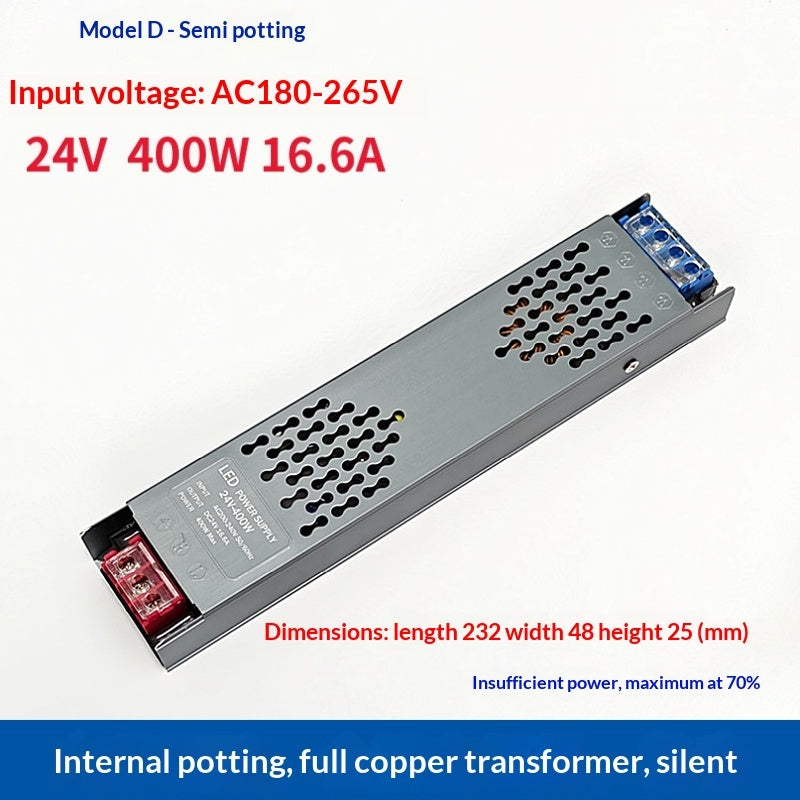 LED Strip Light Transformer Switching Power Supply 220V To DC 12V24V Low-voltage Power Supply For Advertising Light Boxes