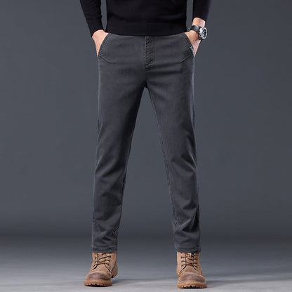 Spring And Autumn Loose-fitting Straight-leg Slim-fit Casual Trousers