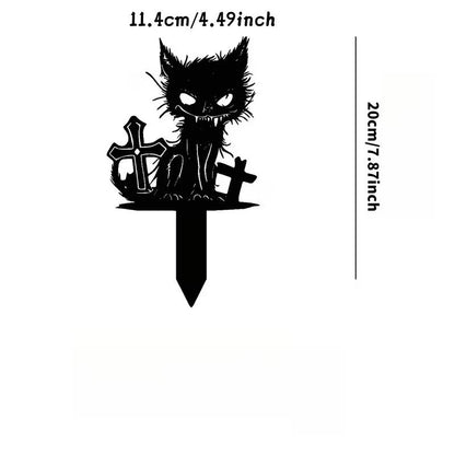 Acrylic Halloween Garden Decoration Picks