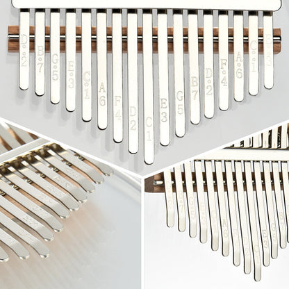 Acrylic Crystal 17-tone Kalimba Thumb Piano