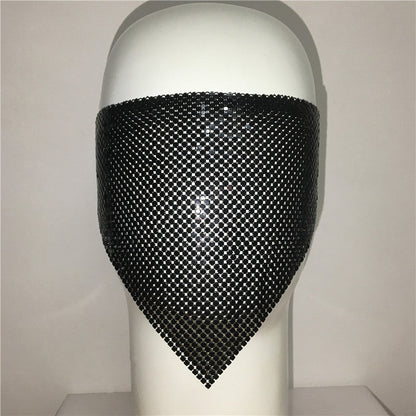 Personality Trend Accessories Rhinestone Mask