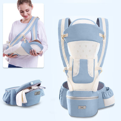 Ergonomic 3-in-1 Baby Carrier with Hip Seat