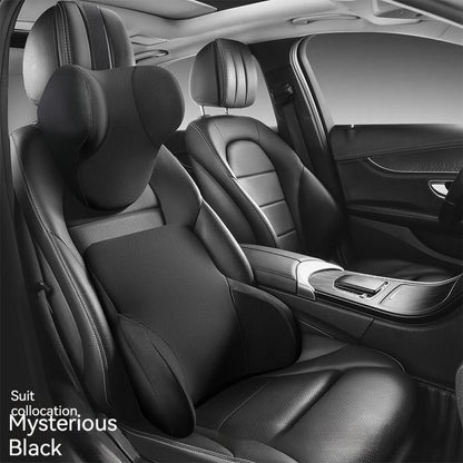 Memory Foam Three-dimensional Hydrophobic Lumbar Support Pillow Oil-proof Light Luxury Comfortable Breathable Car Automotive Headrest