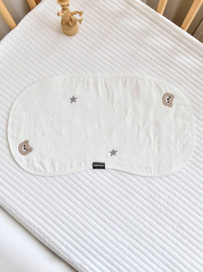 Baby Burp Cloth Shoulder Towel Gauze Pillow And Bib