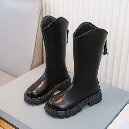 Girls' Shoes Winter Children's Boots Spring And Autumn Children's Shoes
