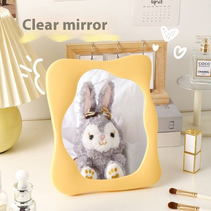 Simple Special-shaped Living Room Cosmetic Mirror Desktop Plastic