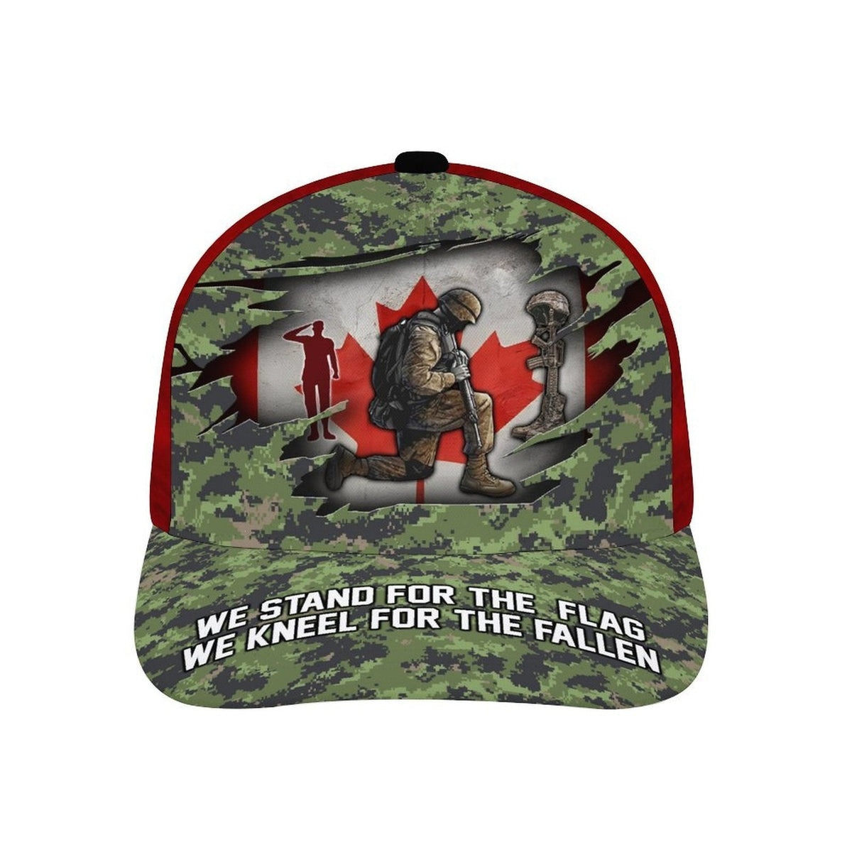 Creative Versatile Casual Printed Cap With A Baseball-style Brim