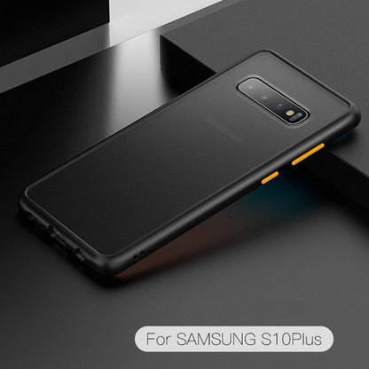 New Samsung s10 mobile phone case matte feel silicone drop
