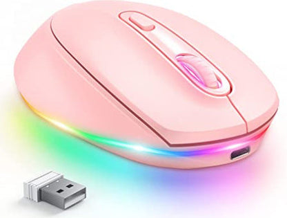 24g Wireless Mouse 1600dpi Ergonomic Rechargeable