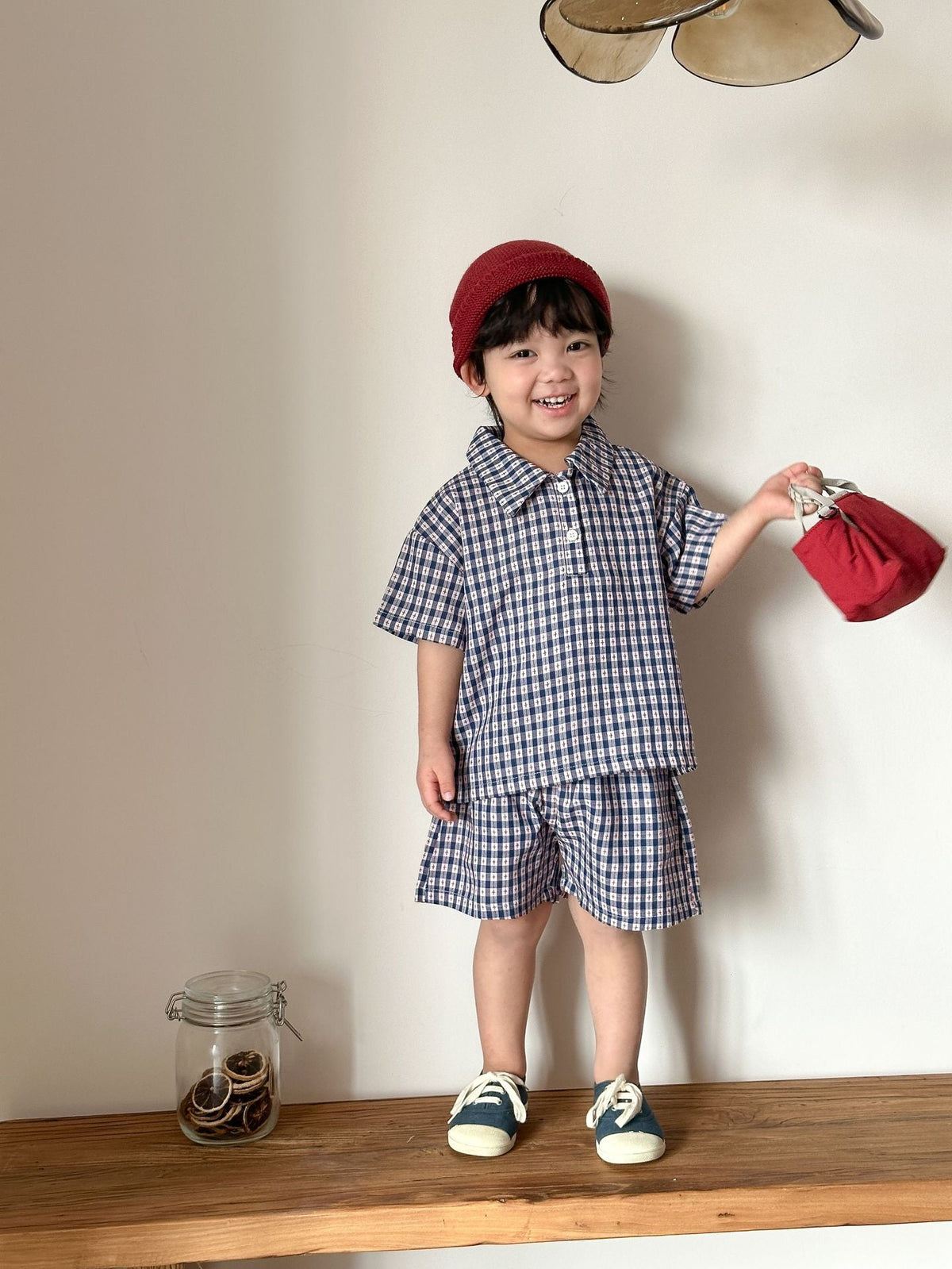 Kids' Shirt And Shorts Set Girls' Dress Sibling Matching Outfits