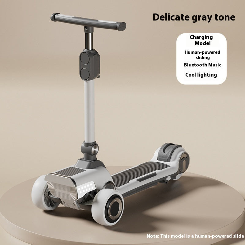 Rechargeable And Foldable Children's Scooter