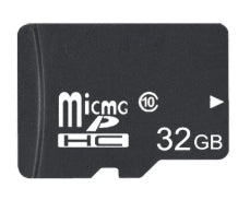 Class 10 general micro SD card for camera monitoring