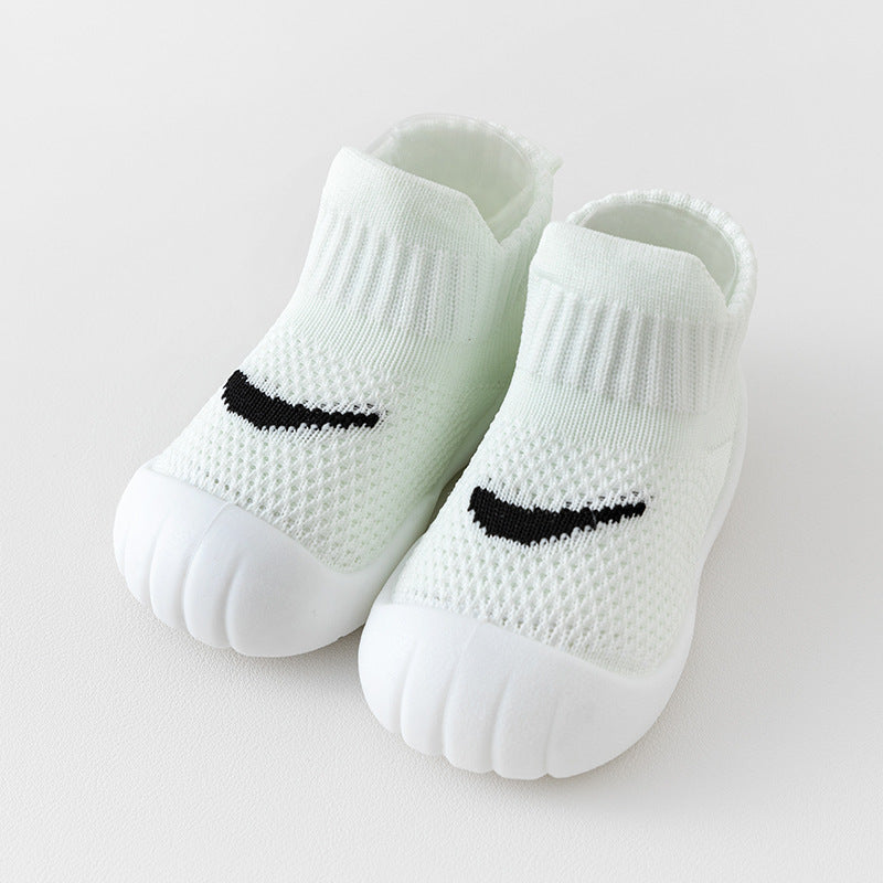 Springautumn First-walking Shoes For Baby Boys And Girls Breathable, With Soft Soles