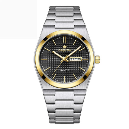 Luminous Quartz Waterproof Calendar Watch