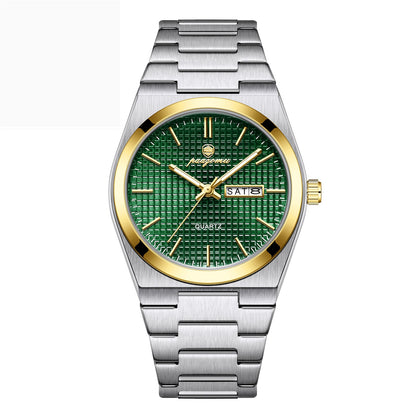 Luminous Quartz Waterproof Calendar Watch