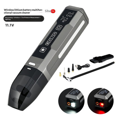 Multifunctional Cordless Car  Starter & Tire Inflator Vacuum Cleaner, High Power For Vehicles