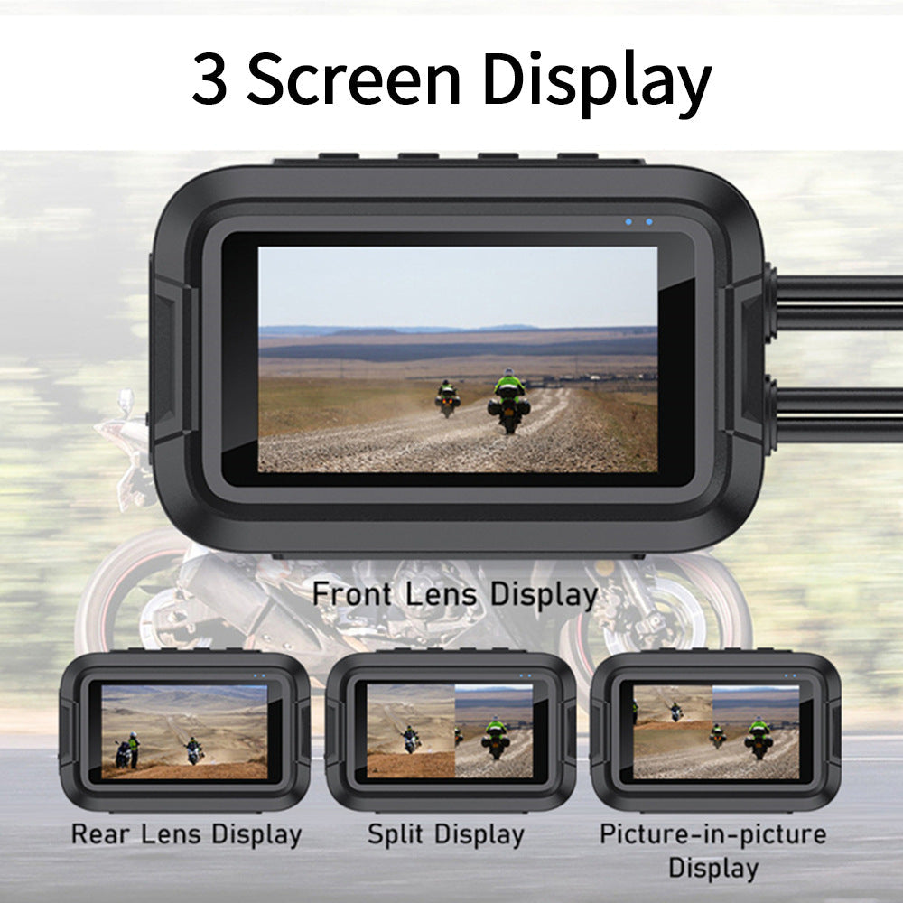 Motorcycle DVR GPS Parking Surveillance HD