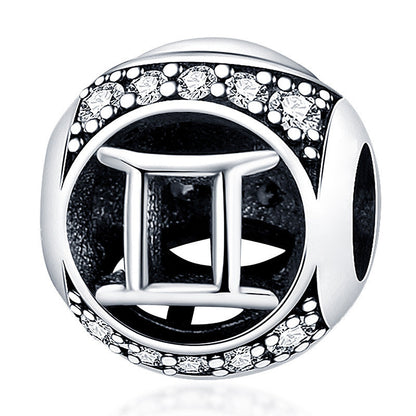12 Zodiac Sign Bead Accessories For DIY Bracelets